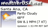 Click for Forecast for Santa Ana, California from weatherUSA.net